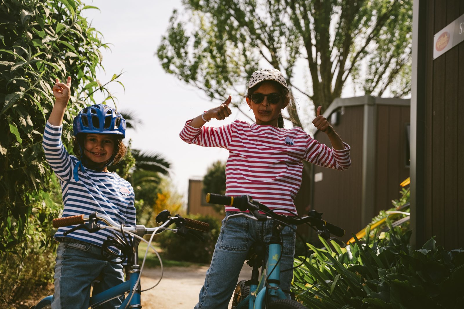 À vélo au village